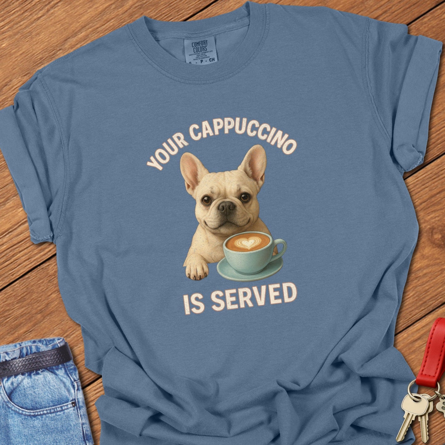 Frenchie Cappuccino T Shirt