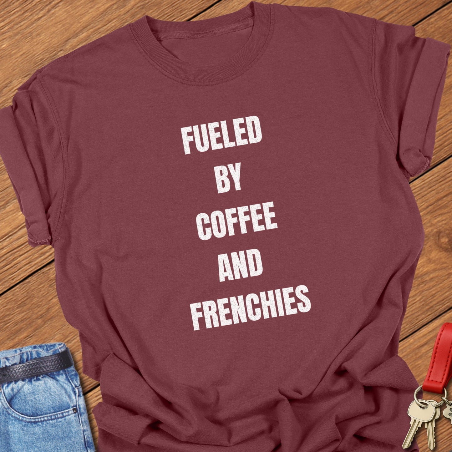 Frenchie Coffee T Shirt