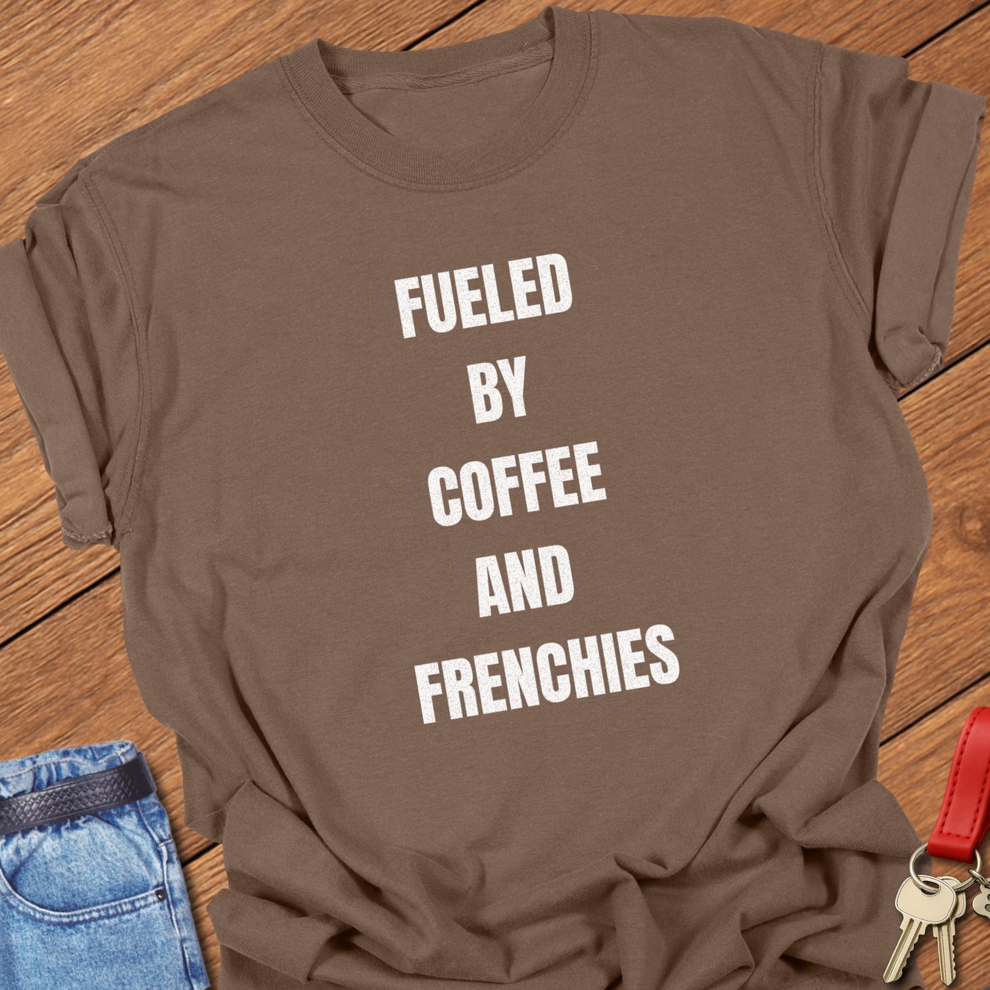 Frenchie Coffee T Shirt