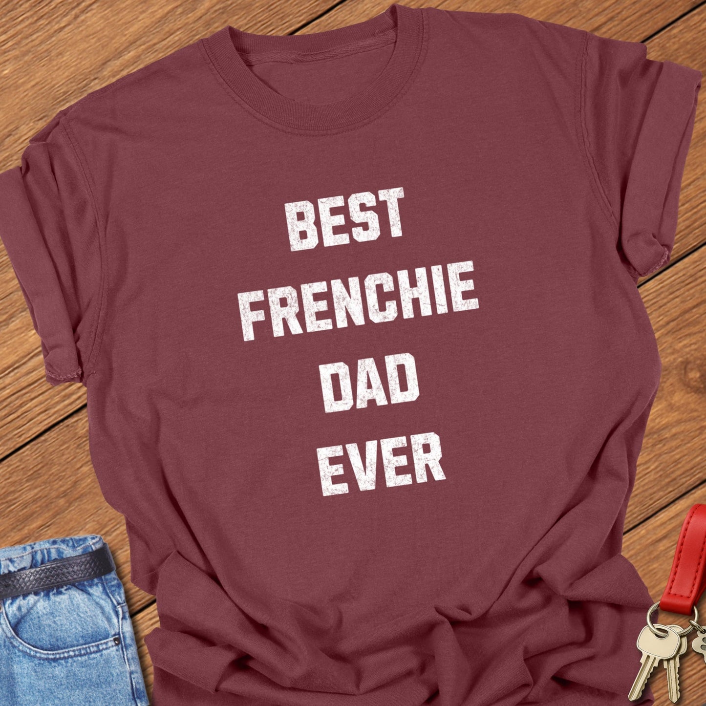 Frenchie Dad T Shirt
