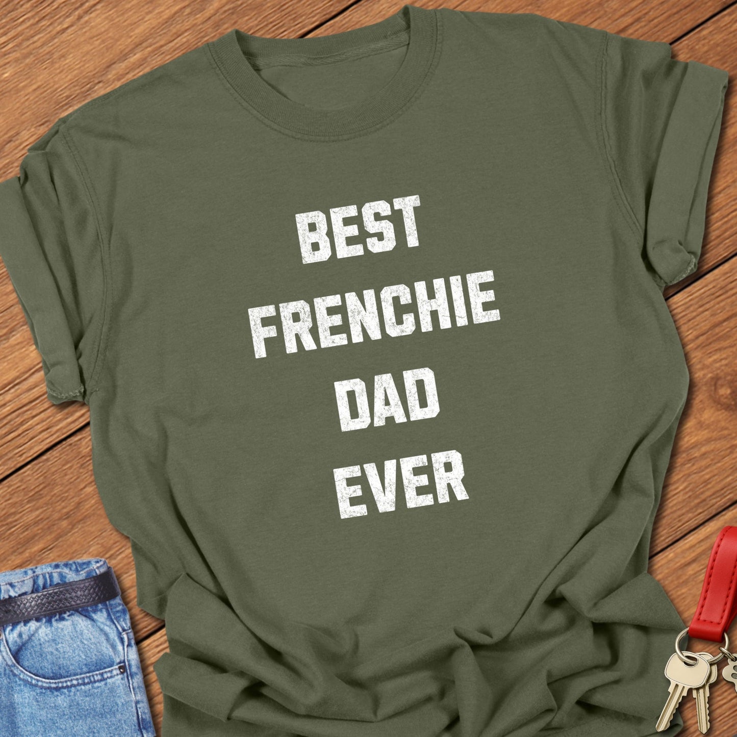 Frenchie Dad T Shirt