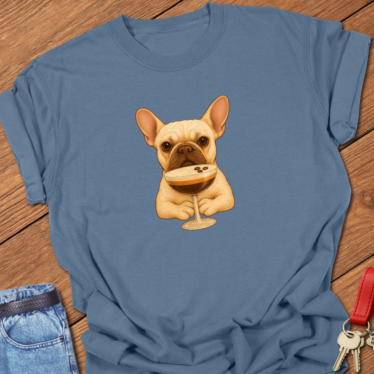 Frenchie Espresso T Shirt