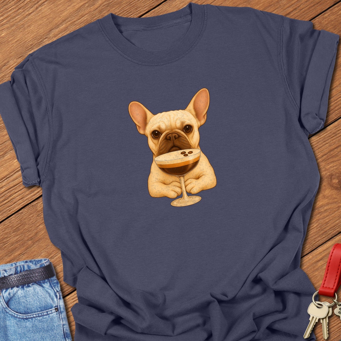 Frenchie Espresso T Shirt