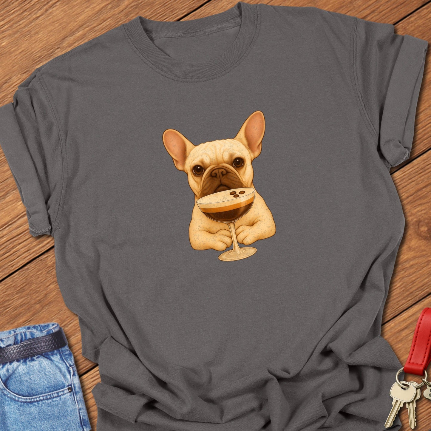 Frenchie Espresso T Shirt