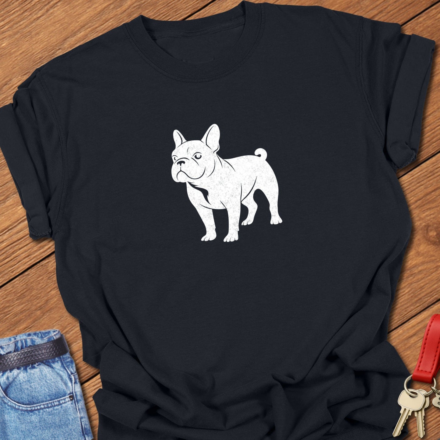 Frenchie Ghost T Shirt