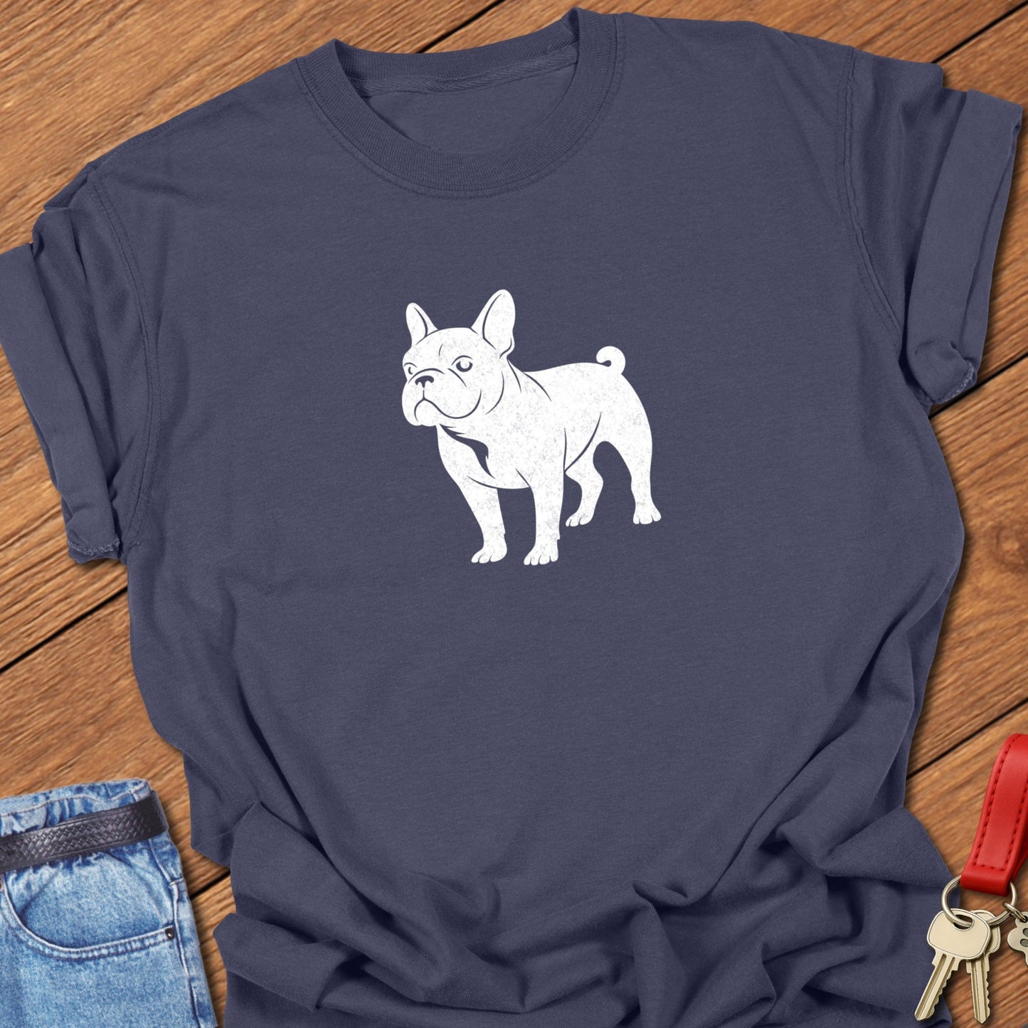 Frenchie Ghost T Shirt
