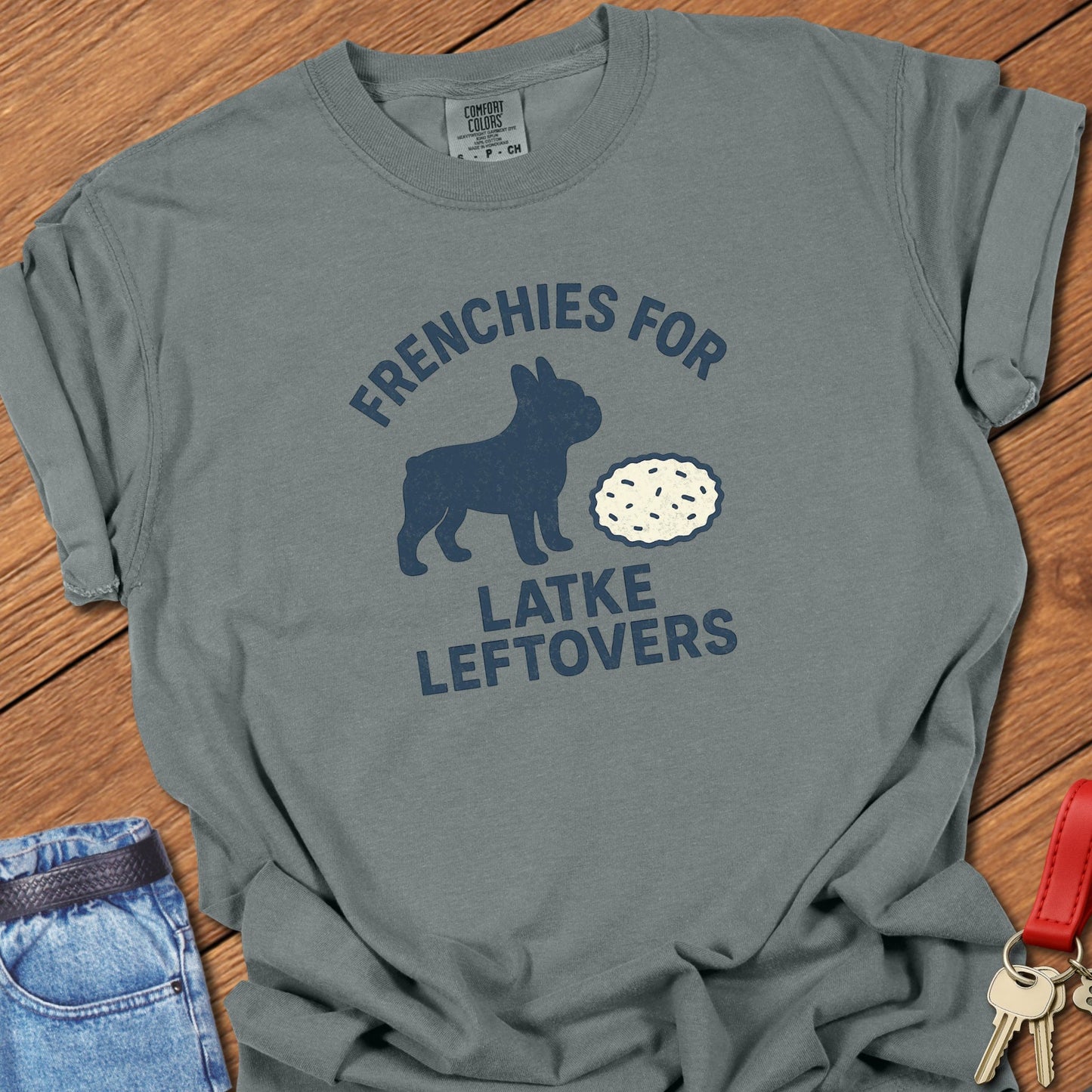 Frenchie Latke Love T Shirt