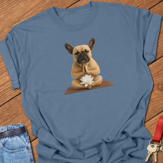 Frenchie Lotus T Shirt