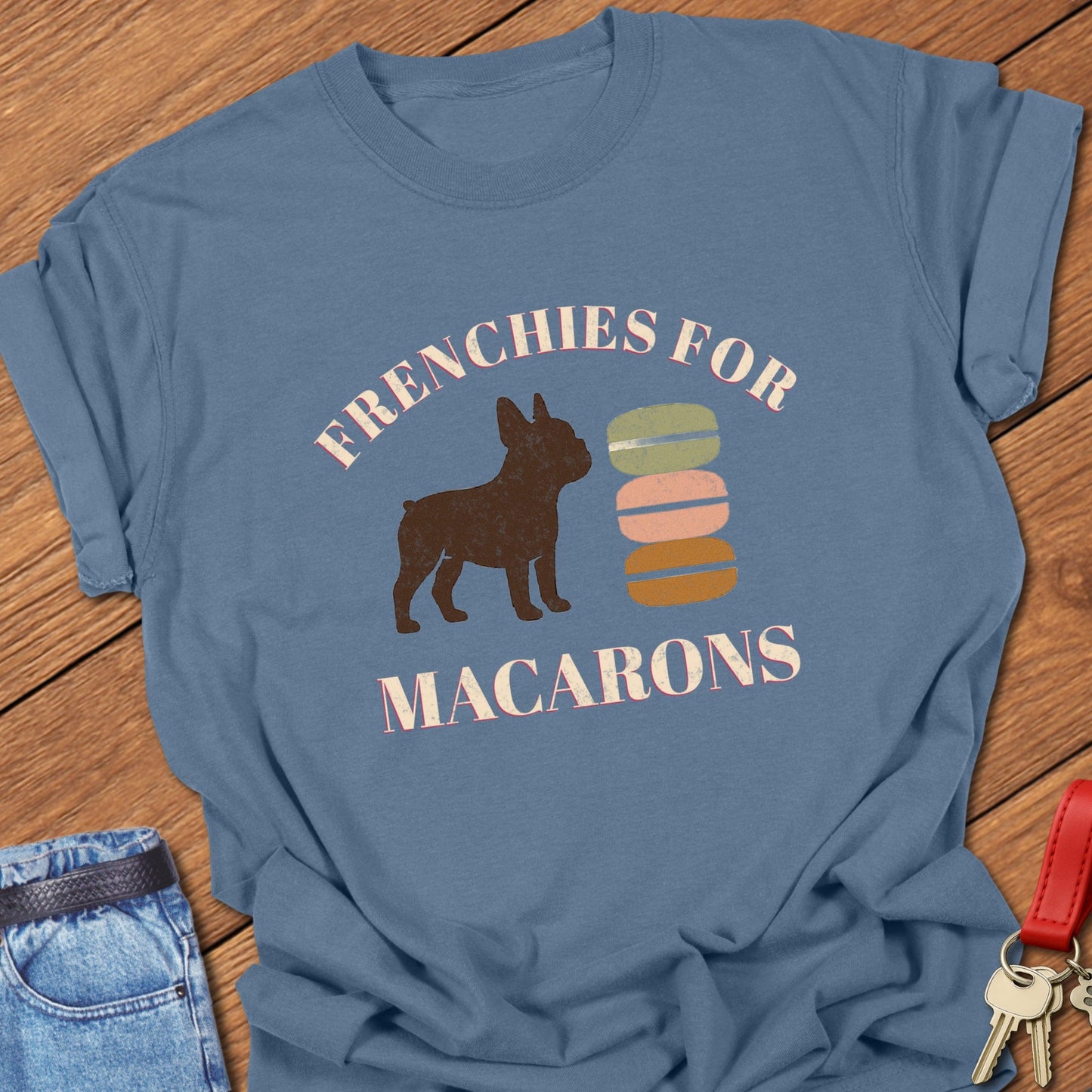Frenchie Macarons T Shirt