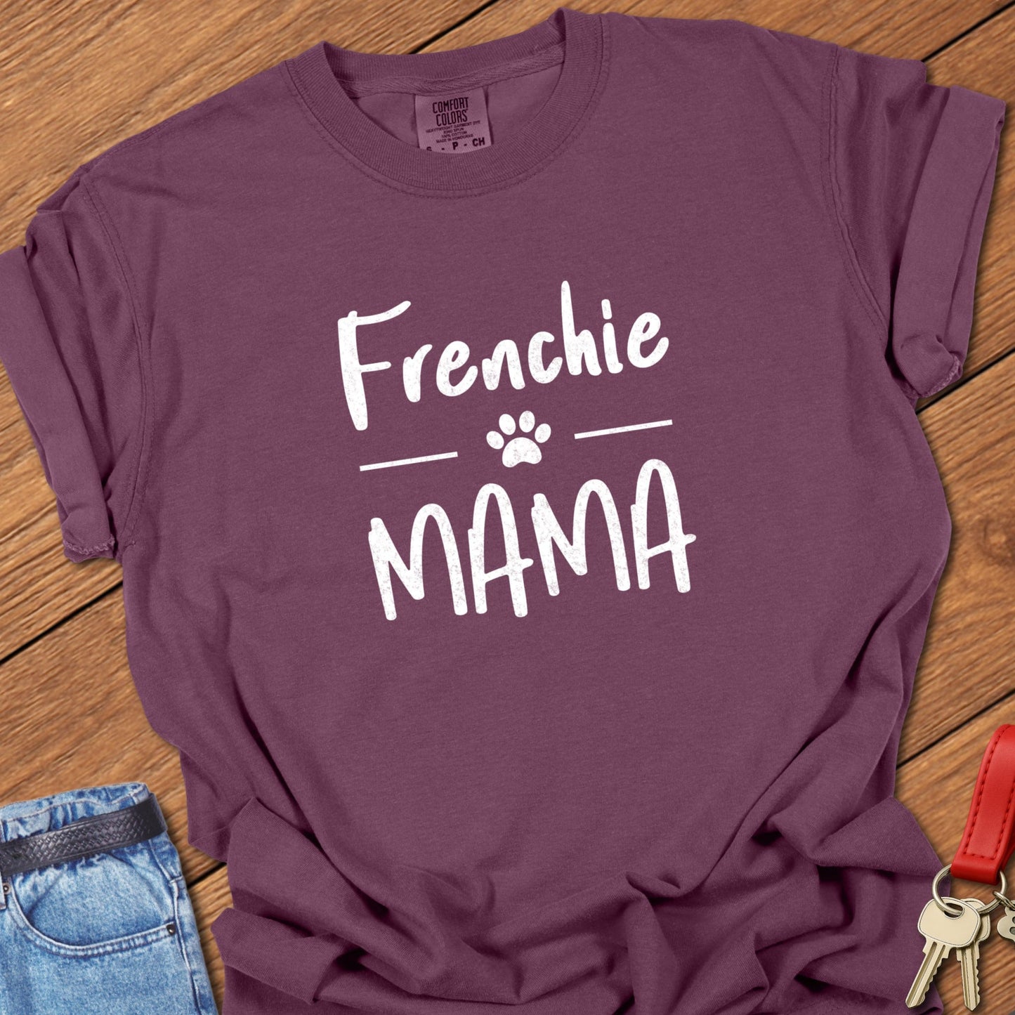 Frenchie Mama T Shirt