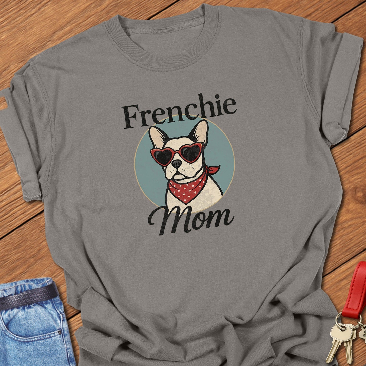 Frenchie Mom T Shirt #5
