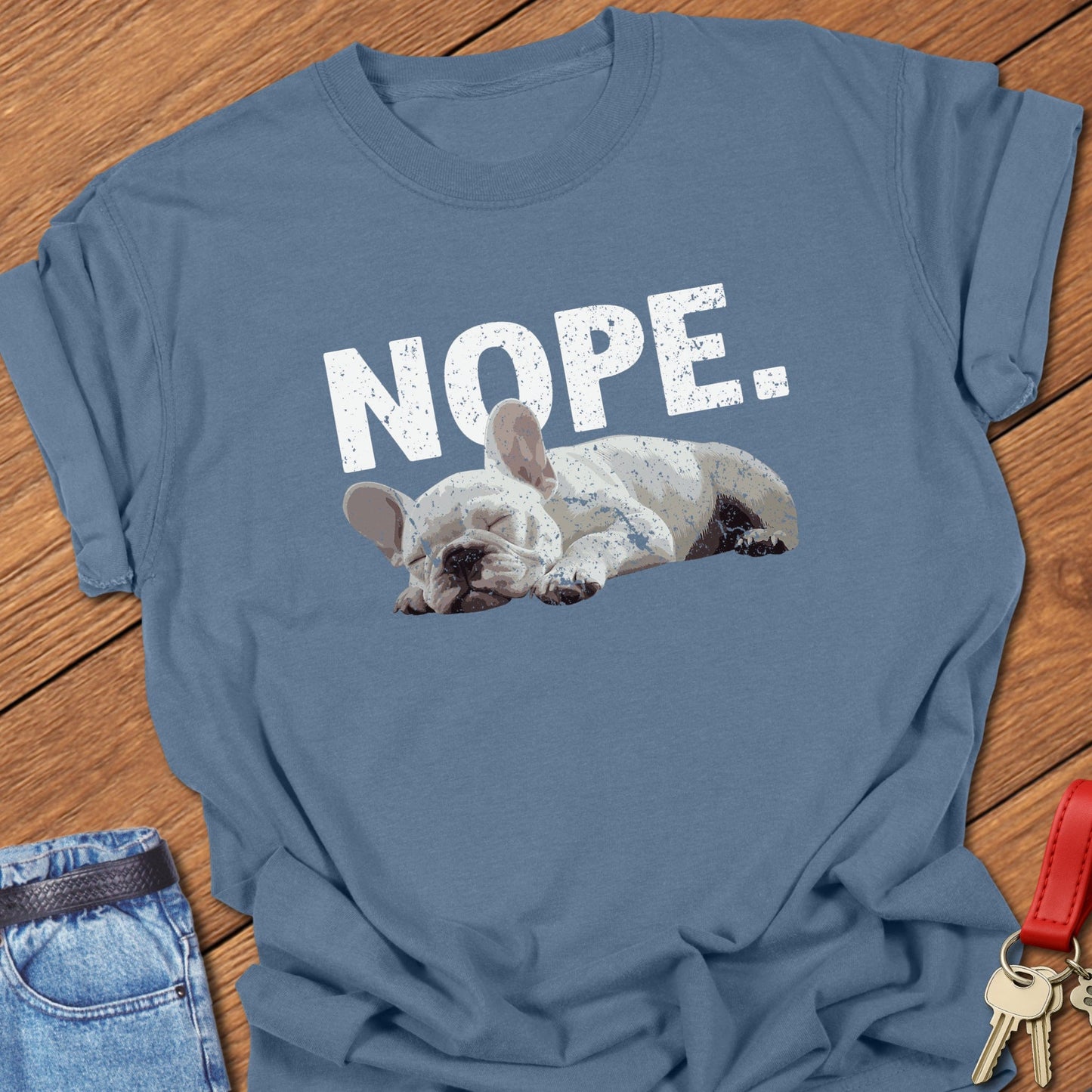 Frenchie Nope T Shirt