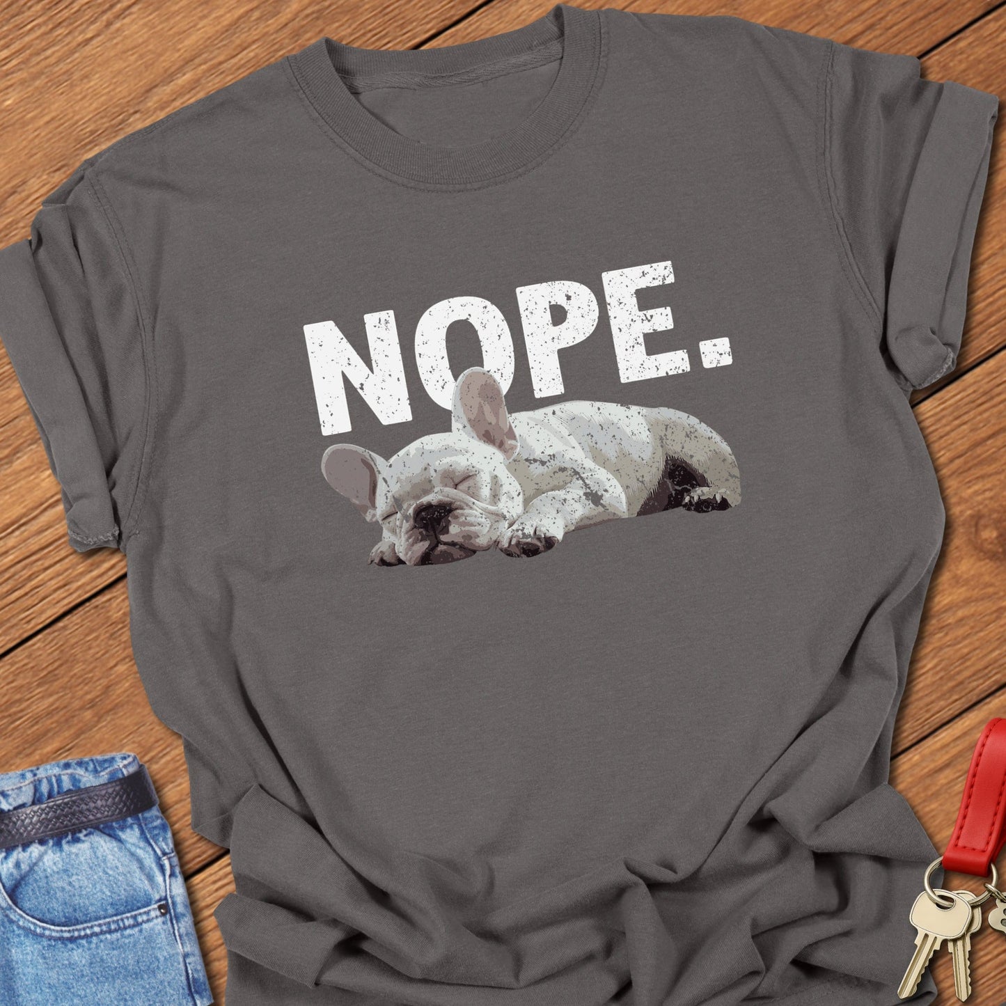 Frenchie Nope T Shirt