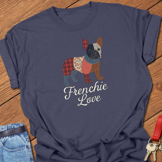 Frenchie Patchwork T Shirt