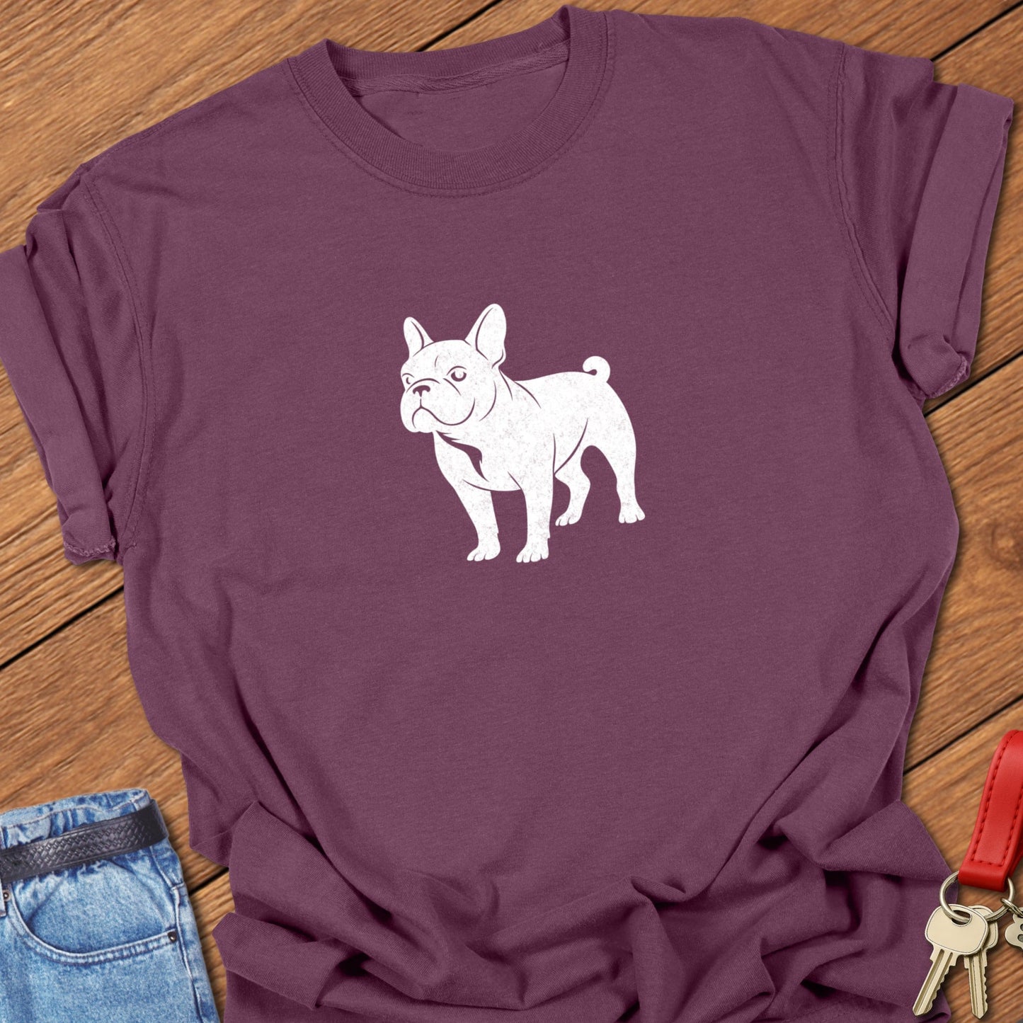 Frenchie Ghost T Shirt
