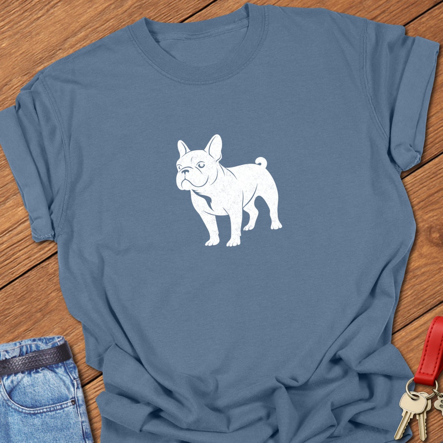 Frenchie Ghost T Shirt