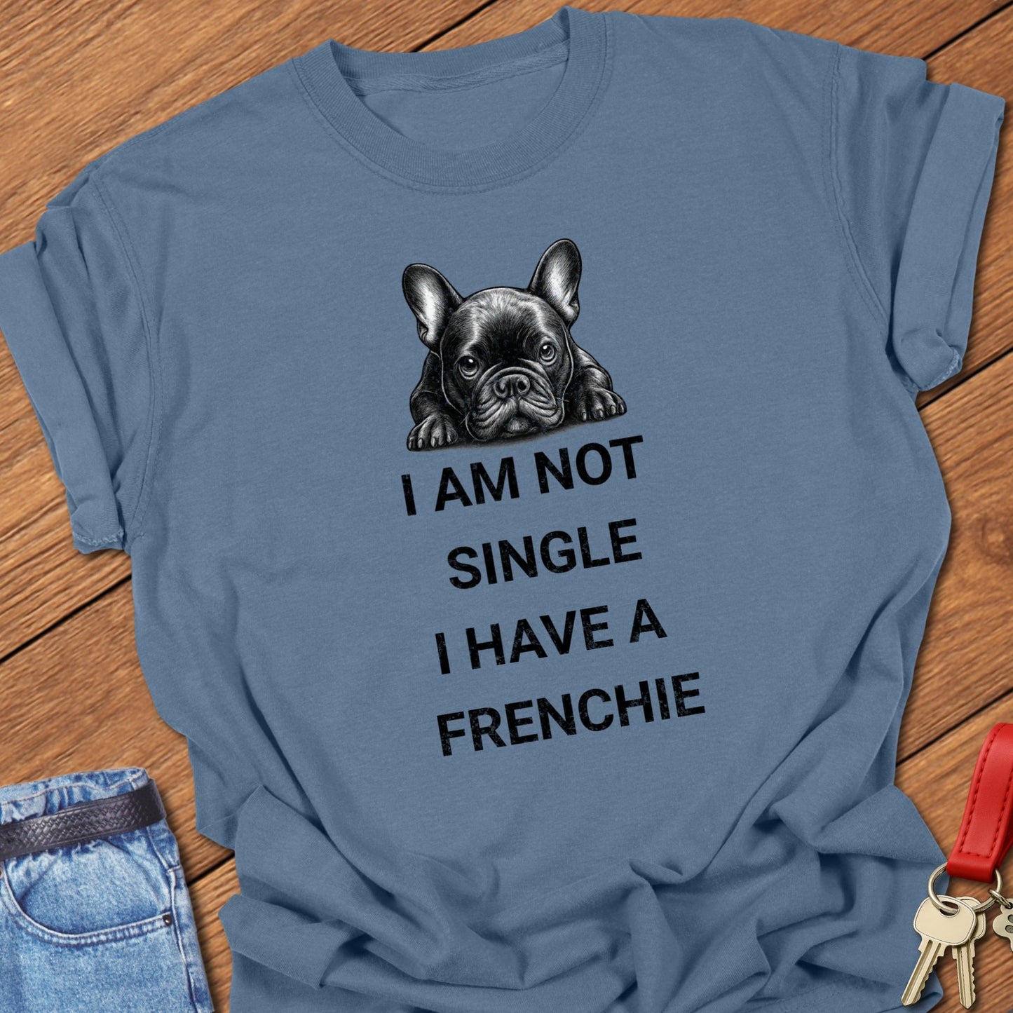 Frenchie Single T Shirt