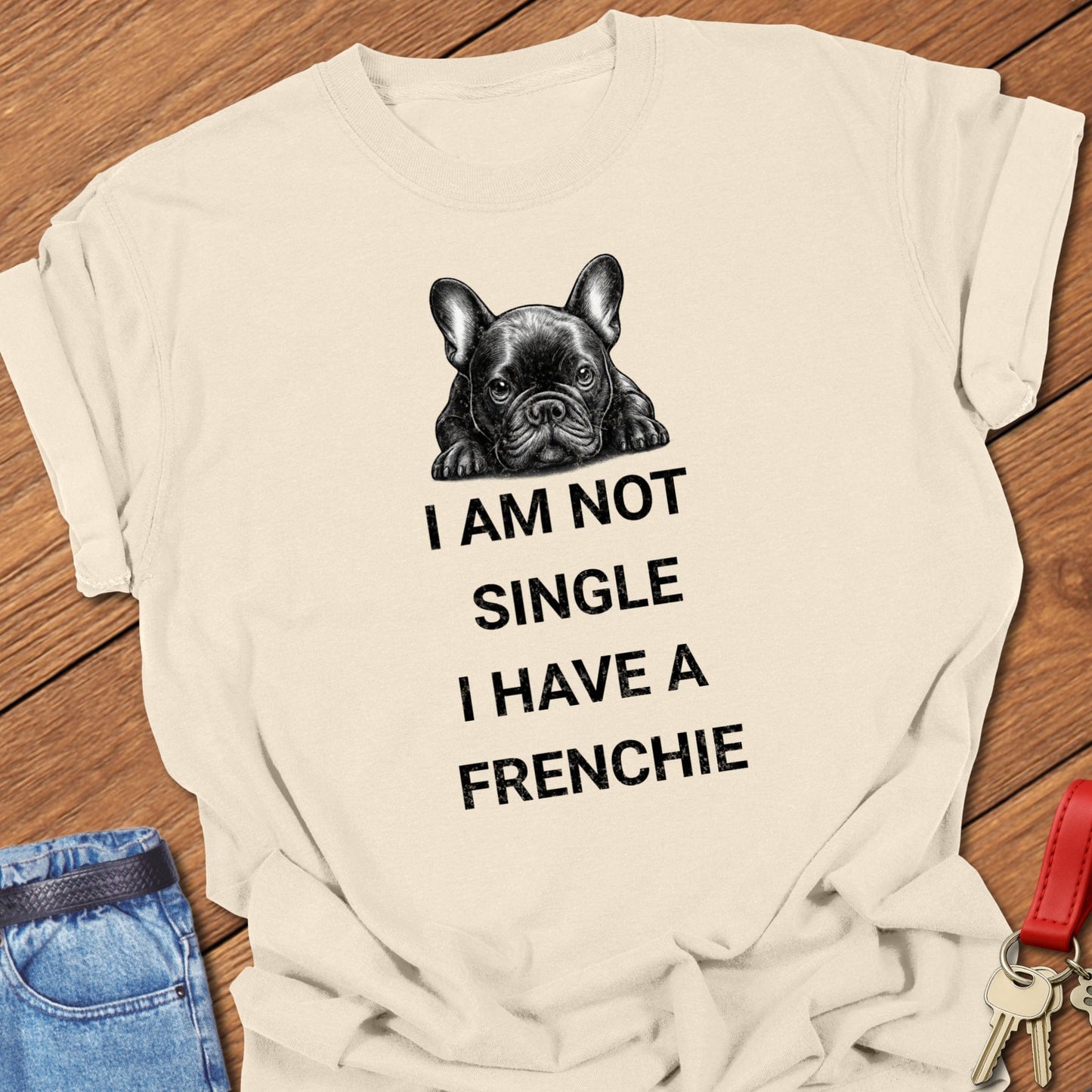 Frenchie Single T Shirt