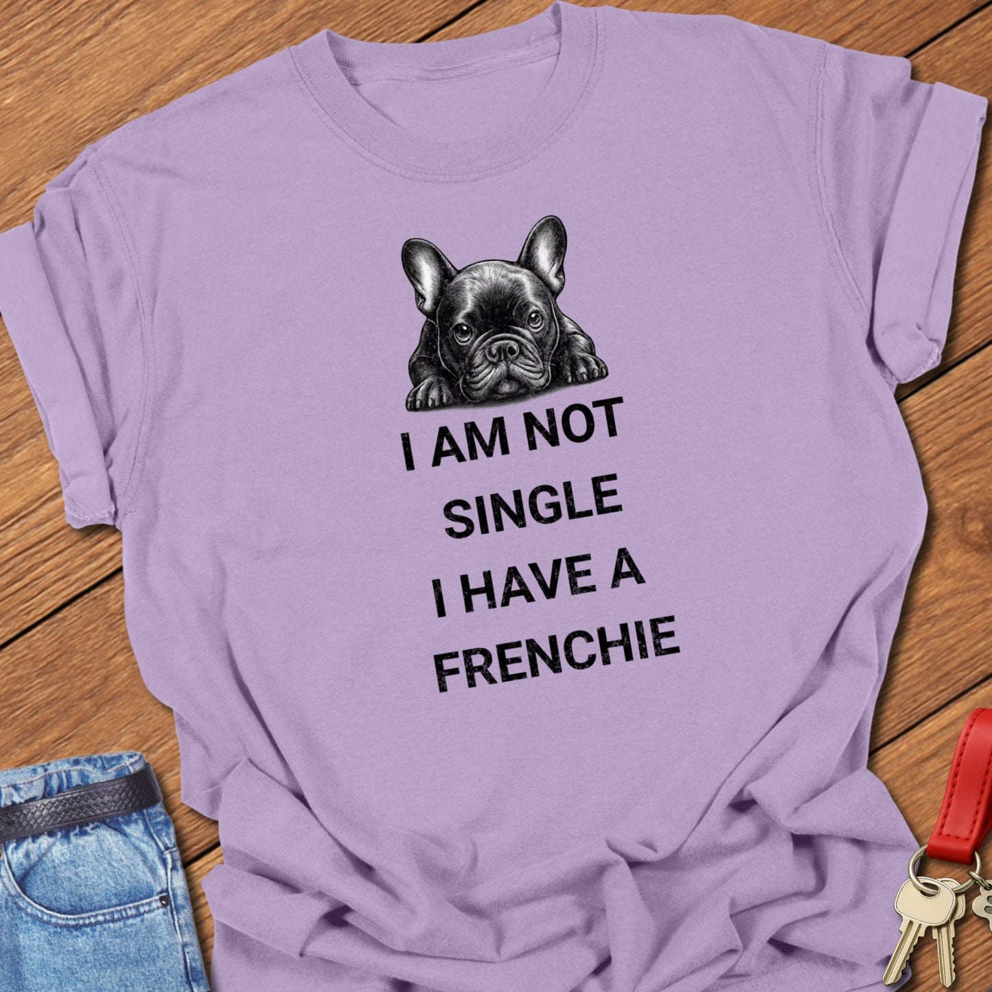 Frenchie Single T Shirt