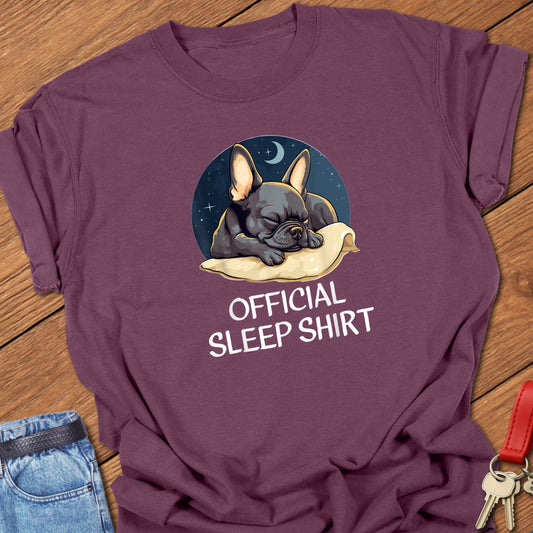 Frenchie Sleep T Shirt