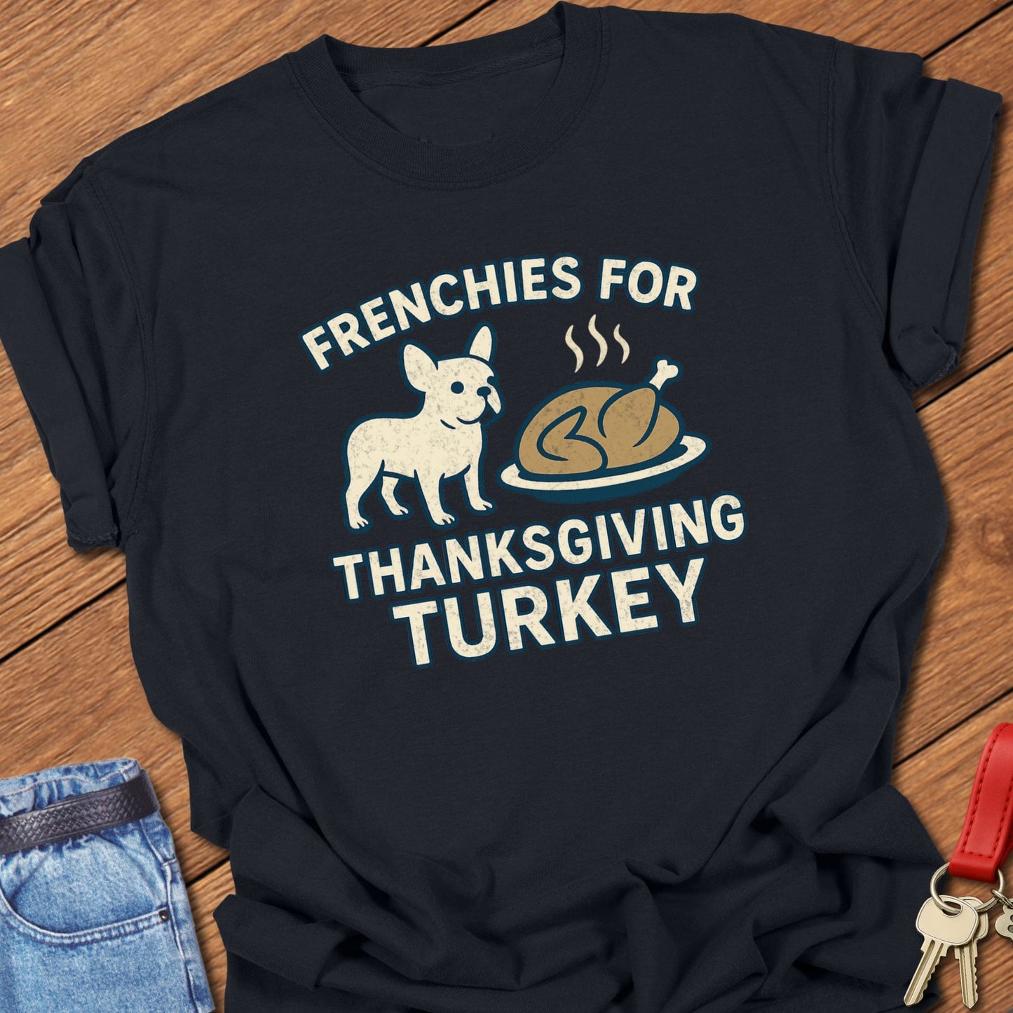 Frenchie Turkey T Shirt