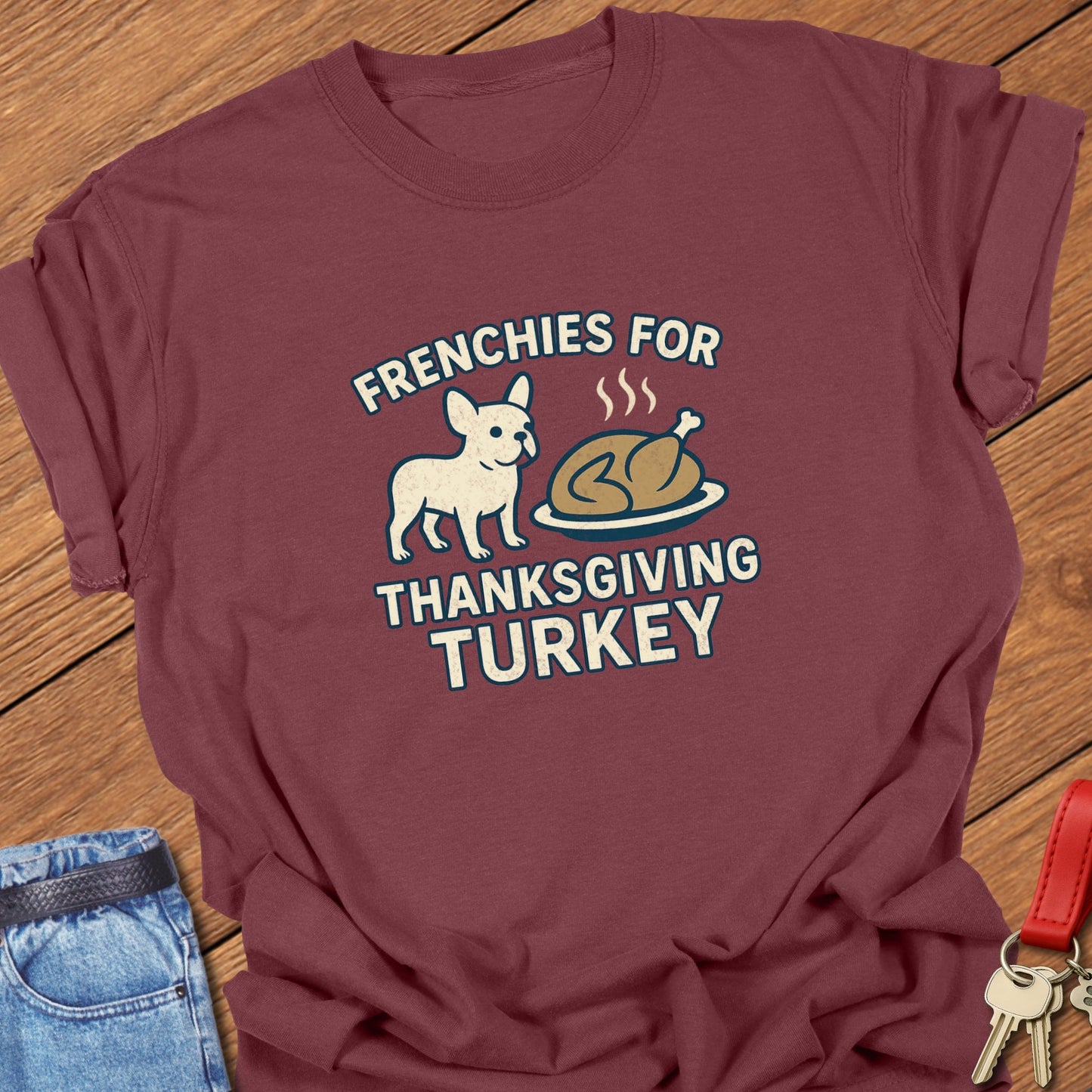 Frenchie Turkey T Shirt