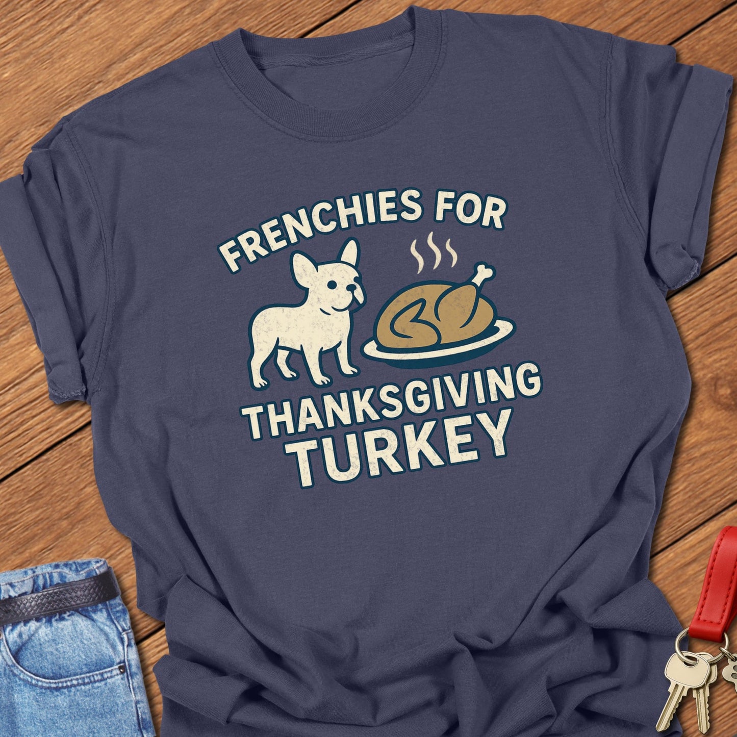 Frenchie Turkey T Shirt