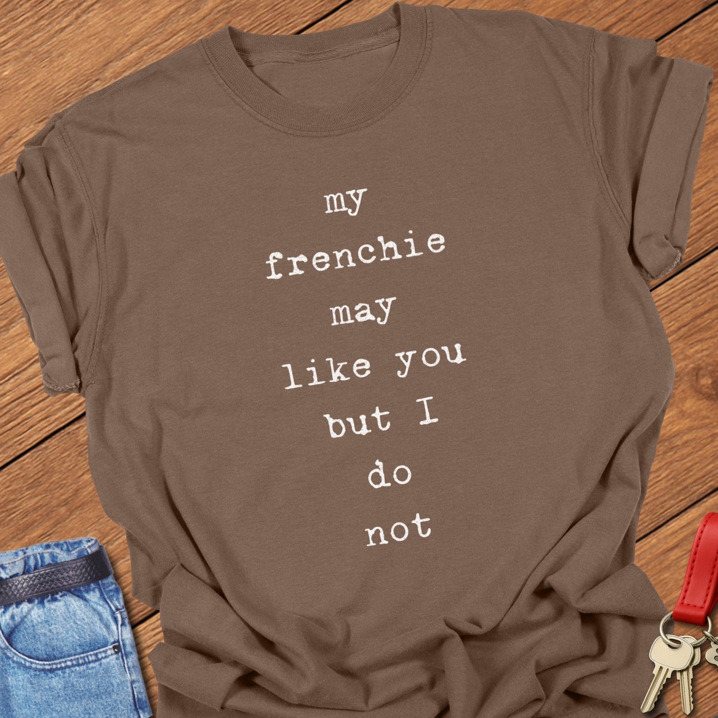 Frenchie Wit T Shirt