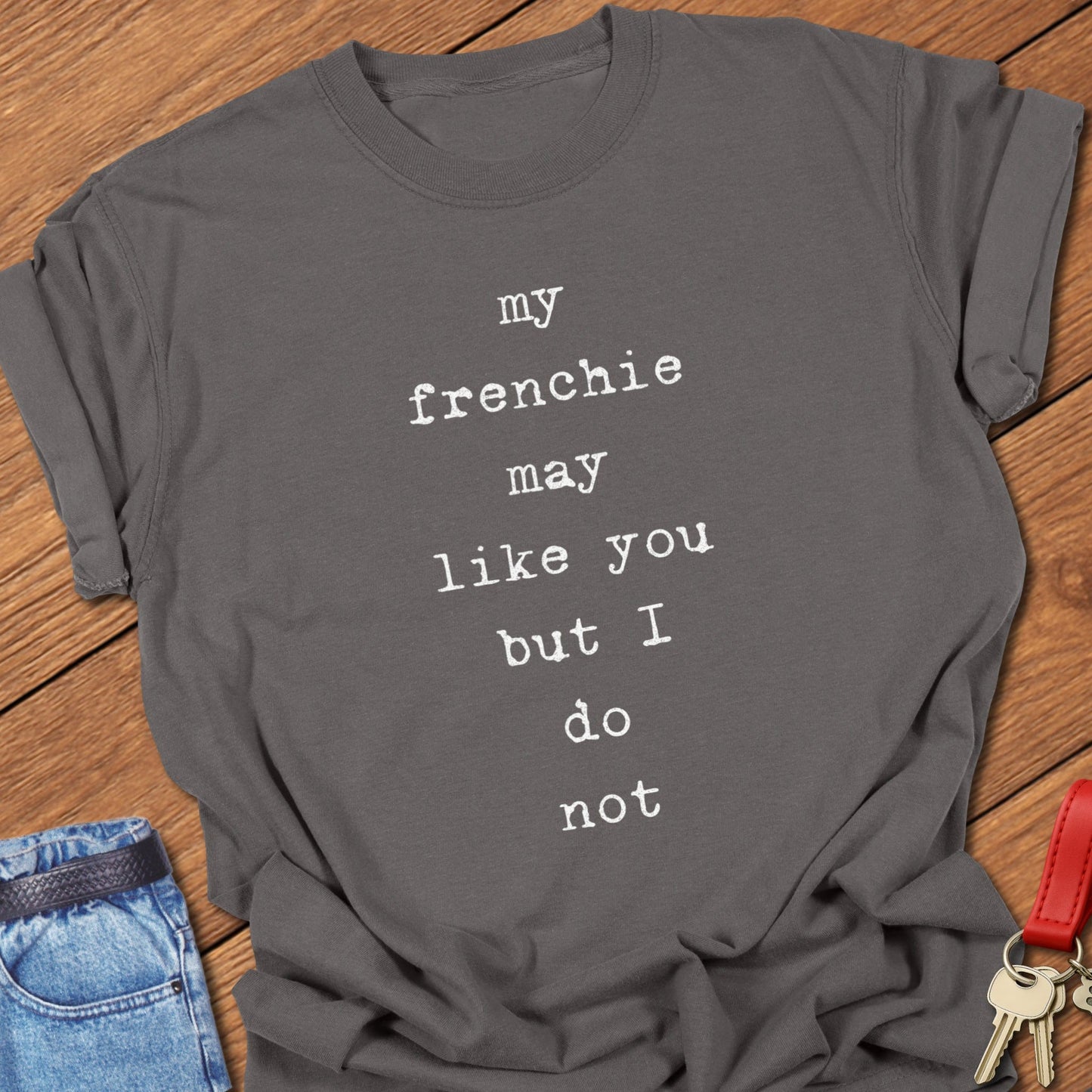 Frenchie Wit T Shirt