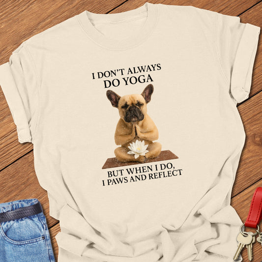 Frenchie Yoga T Shirt #1