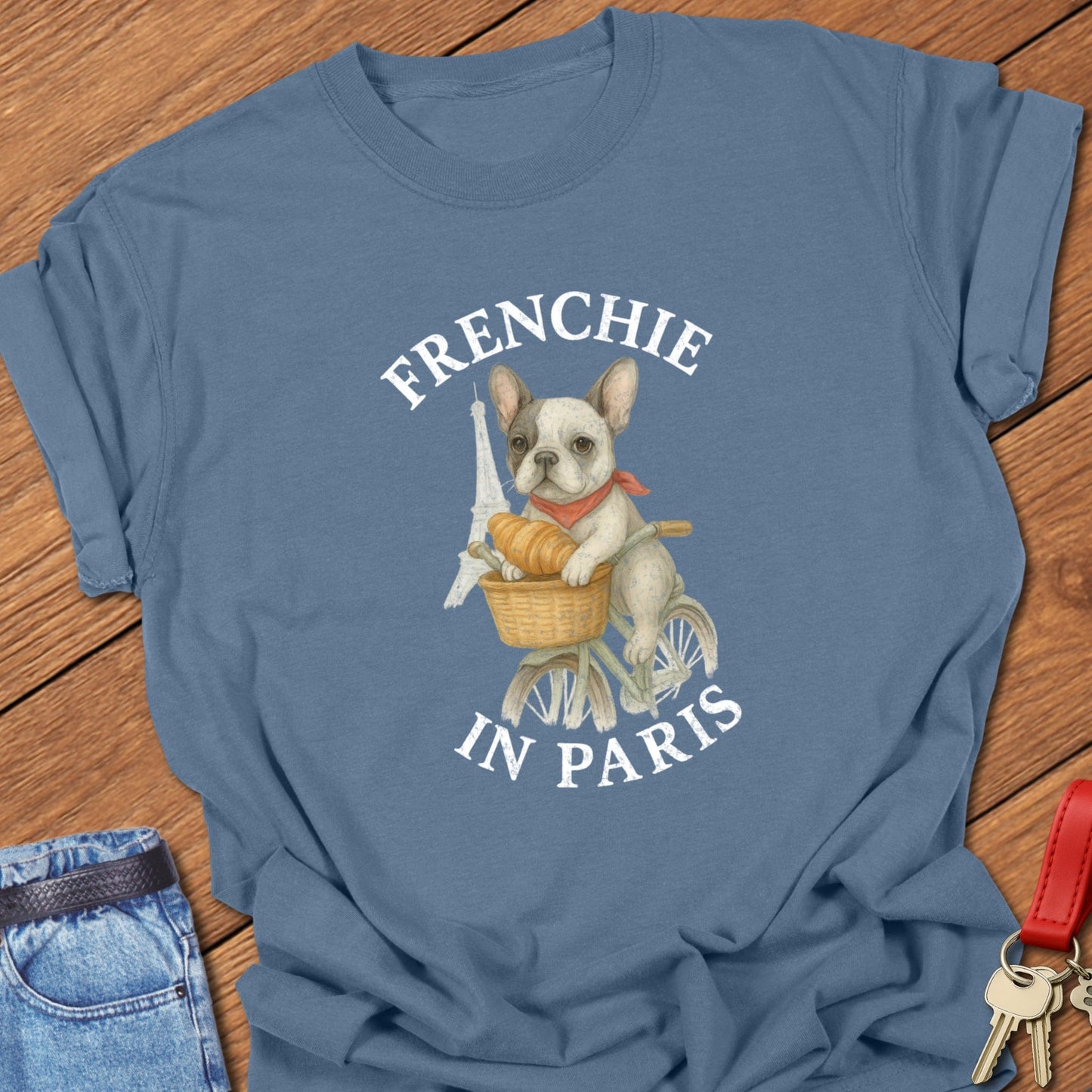 Frenchie in Paris T Shirt