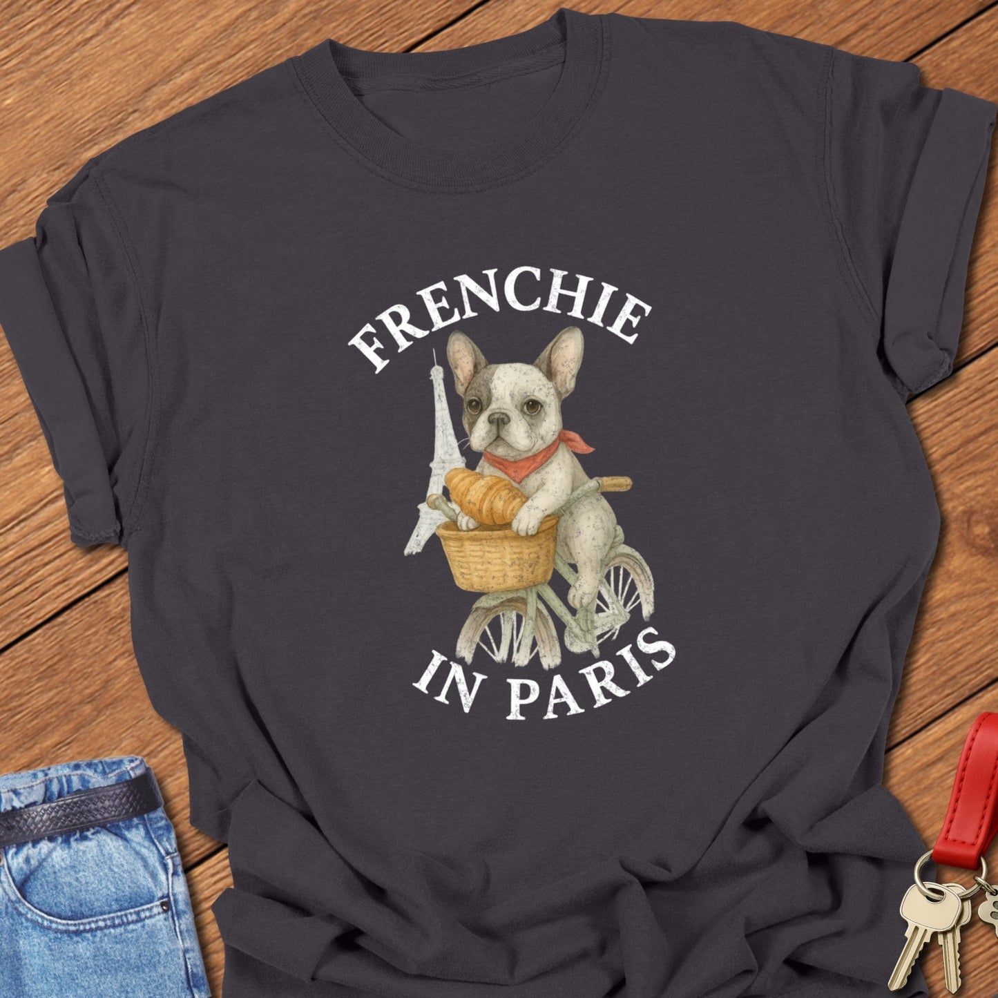 Frenchie in Paris T Shirt