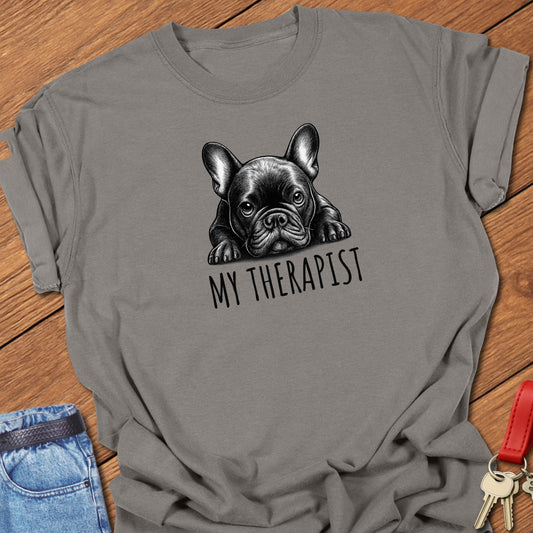 Therapist Frenchie T Shirt