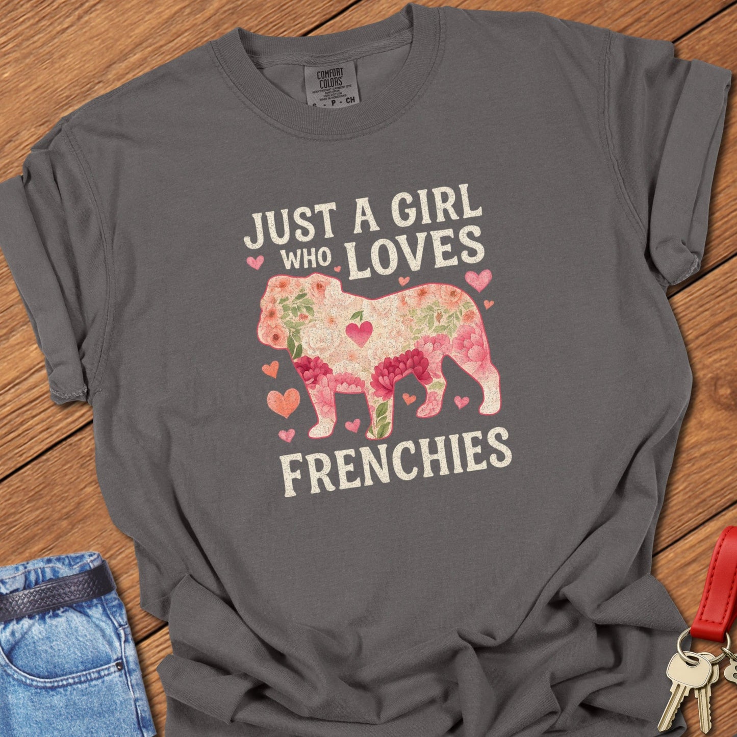 Frenchie Girl T Shirt