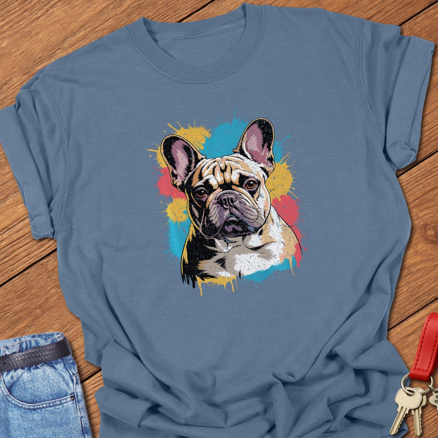 Painted Frenchie T Shirt