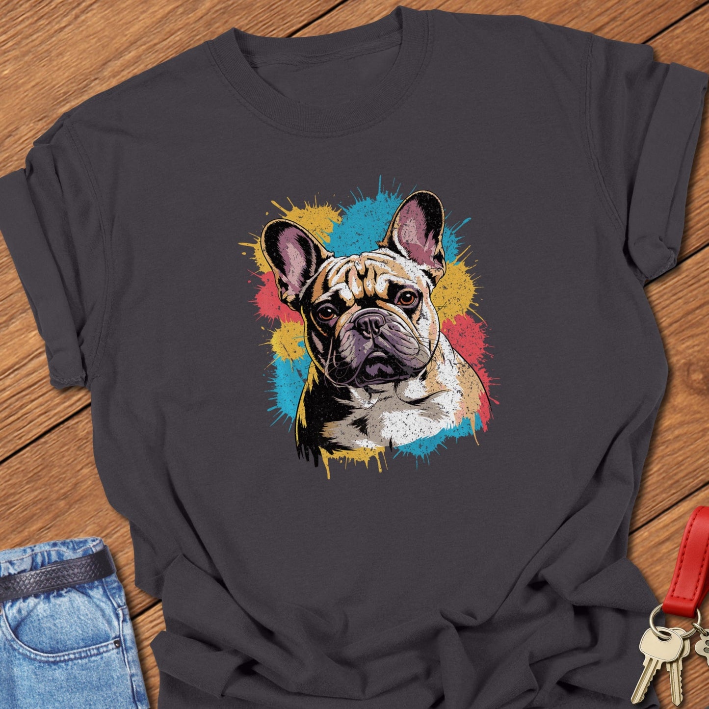 Painted Frenchie T Shirt