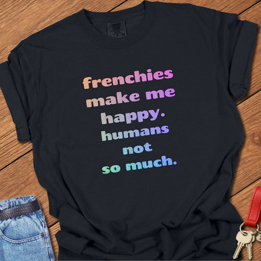 Rainbow Frenchie T Shirt #2