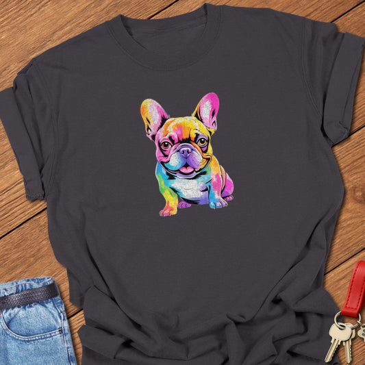 Rainbow Frenchie T Shirt #1
