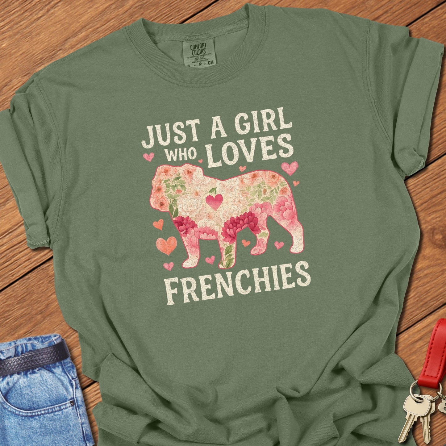 Frenchie Girl T Shirt