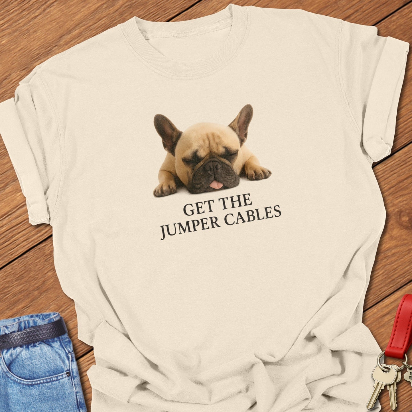 Slumbering Frenchie T Shirt