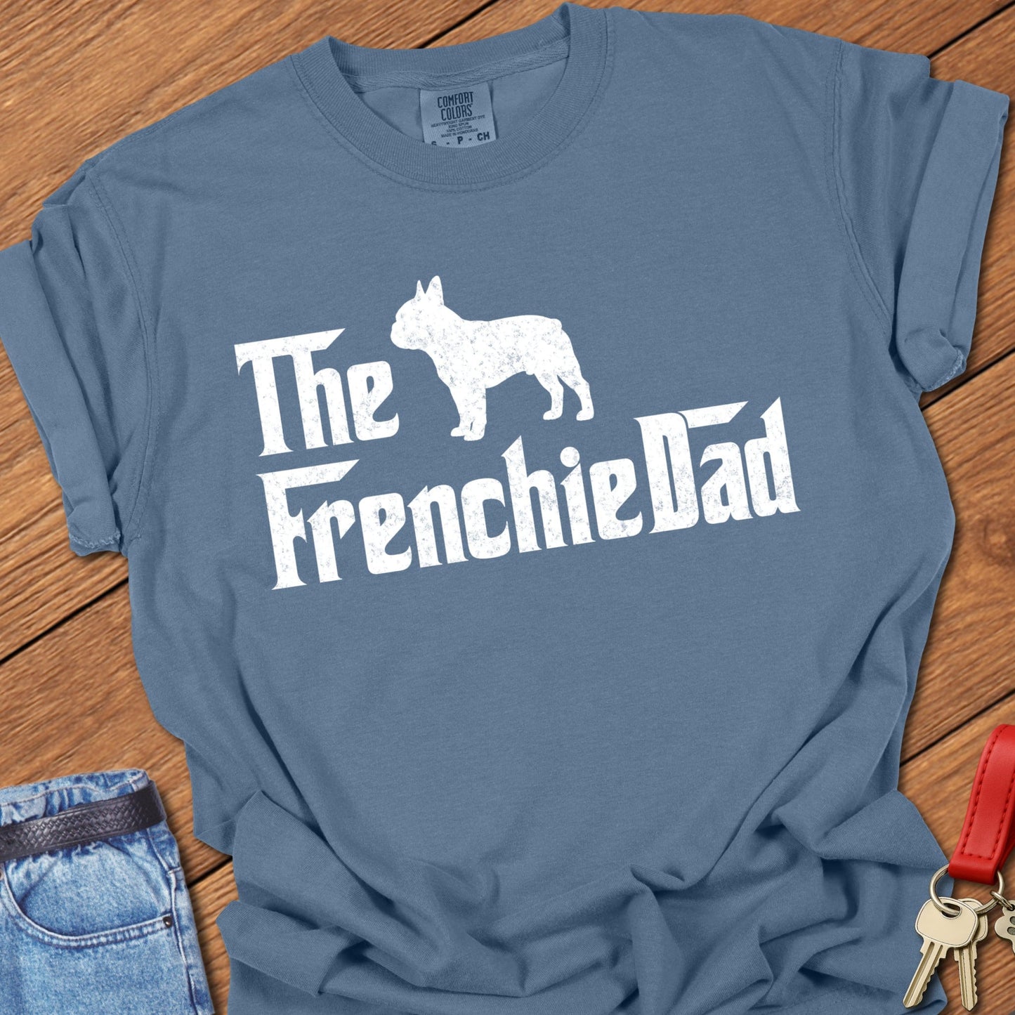 Frenchie Dad T Shirt