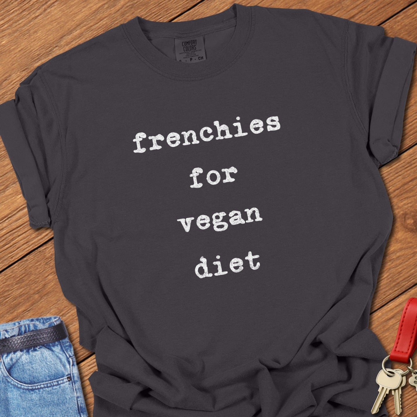 Vegan Frenchie T Shirt